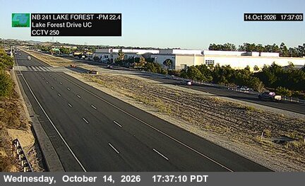 SR-241 at 40 Meters south of Lake Forestreet Drive Undercross