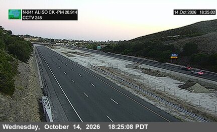 SR-241 at Aliso Creek 50 Meters South of El Toro Road Undercross