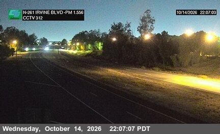 SR-261 at 70 Meters South of Irvine Boulevard Overcross