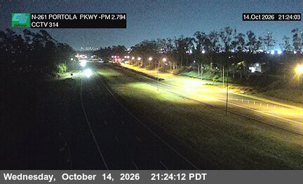 SR-261 at 80 Meters South of Portola Parkway (West) Overcross