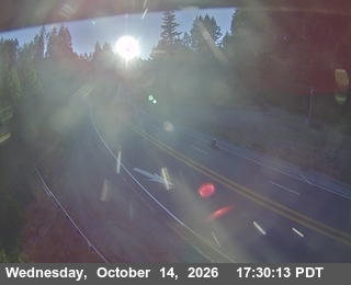 SR-299 at Berry Summit - Looking South