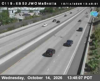 SR-52 at Just West of Magnolia Street