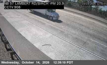 SR-57 at NB SR-57 at Lambert Road / Birch
