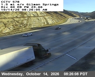 SR-60 at 1.5 mi east of Gilman Springs