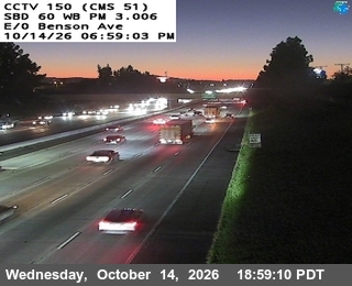SR-60 east of Benson Avenue