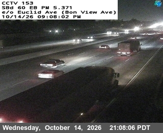 SR-60 east of Euclid Avemue (Bon View Avenue)