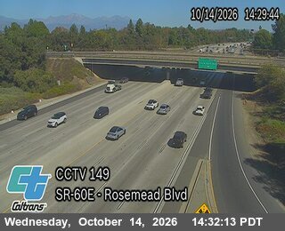 SR-60 at Rosemead Blvd