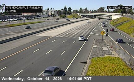 SR-73 north of Campus Drive Overcross