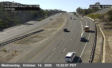 SR-73 north of Crown Valley Parkway Undercross