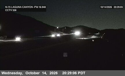 SR-73 north of Laguna Canyon Road Undercross A