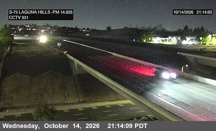 SR-73 south of Laguna Hills Drive Overcross