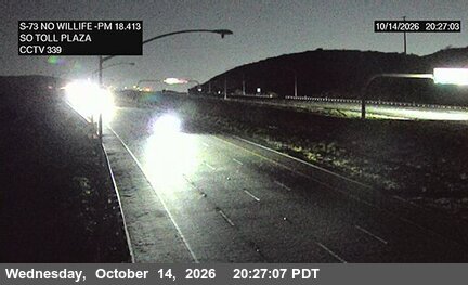 SR-73 south of Toll Plaza/ North of Wildlife