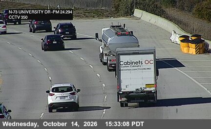 SR-73 south of University Drive Undercross
