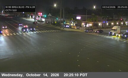 SR-90 at Brea Blvd NW Corner