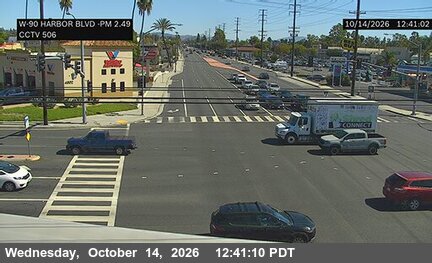 SR-90 at Harbor Blvd NW Corner