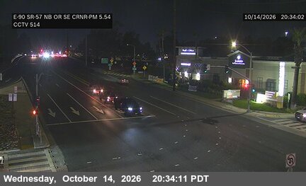 SR-90 at SR-57 NB on-ramp SE Corner
