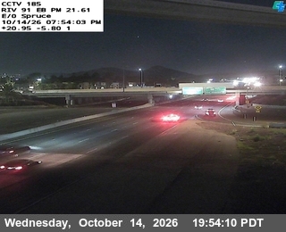 SR-91 east of Spruce Street
