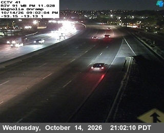 SR-91 at Magnolia Onramp