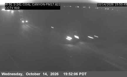 SR-91 at WB SR-91 at SR-241, Coal Canyon