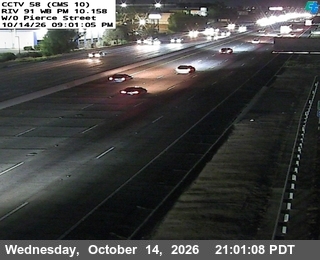 SR-91 west of Pierce