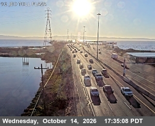 SR-92 at Just East of San Mateo Bridge Toll Plaza