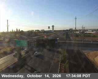 SR-99 before Milgeo Avenue overcrossing