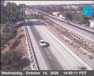 SR-99 north of SR- 59/MLK Blvd