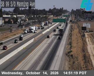 SR-99 south of Manning Ave