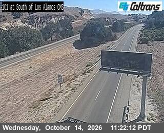 US-101 at 6 Miles south of Los Alamos