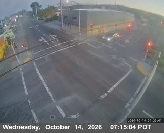 US-101 at DN-101: 5th & L - Looking North