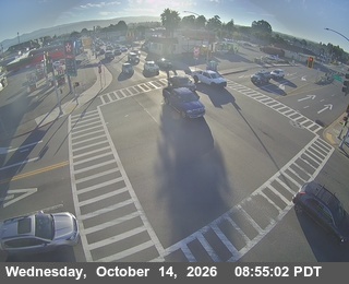 US-101 at Eureka / 4th and Rst Street - Looking North