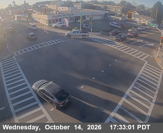 US-101 at Eureka / 4th and Rst Street - Looking West