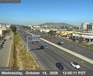 US-101 at Just north of BROADWAY