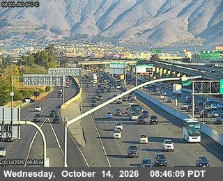 US-101 at Just north of SFO IC