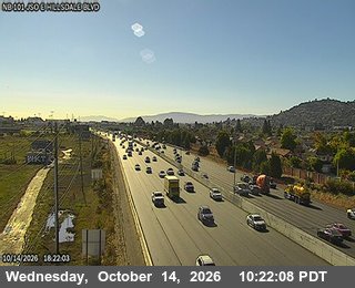 US-101 at Just South of East Hillsdale Blvd