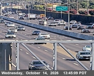 US-101 at Just south of N101 Anza Blvd