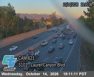 US-101 at Laurel Canyon Blvd