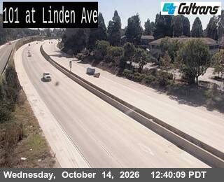 US-101 at Linden Avenue