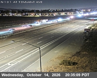US-101 at N101 at Tennant Av