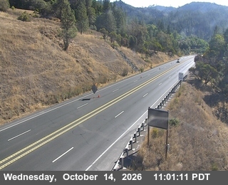US-101 at North Ridgewood Grade - Looking South