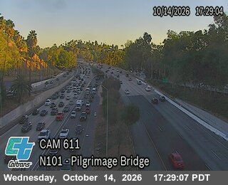 US-101 at Pilgrimage Bridge