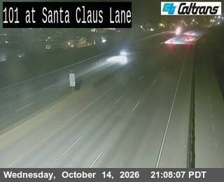US-101 at Santa Claus Lane