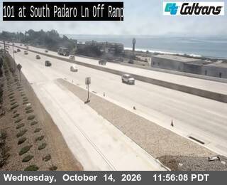 US-101 at South Padaro Lane Off Ramp