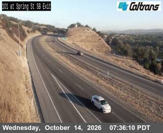US-101 at Spring Street Southbound Exit