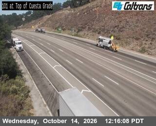 US-101 at Top of Cuesta Grade