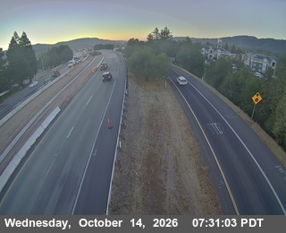 US-101 at Ukiah / State Street - Looking South