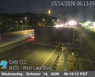 US-101 at West Lake Blvd