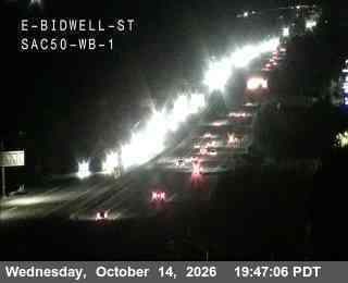 US-50 at E Bidwell St WB 1