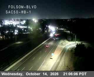 US-50 at Folsom Blvd WB 1