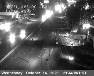 US-50 at Just east of Hazel overcrossing WB 2
